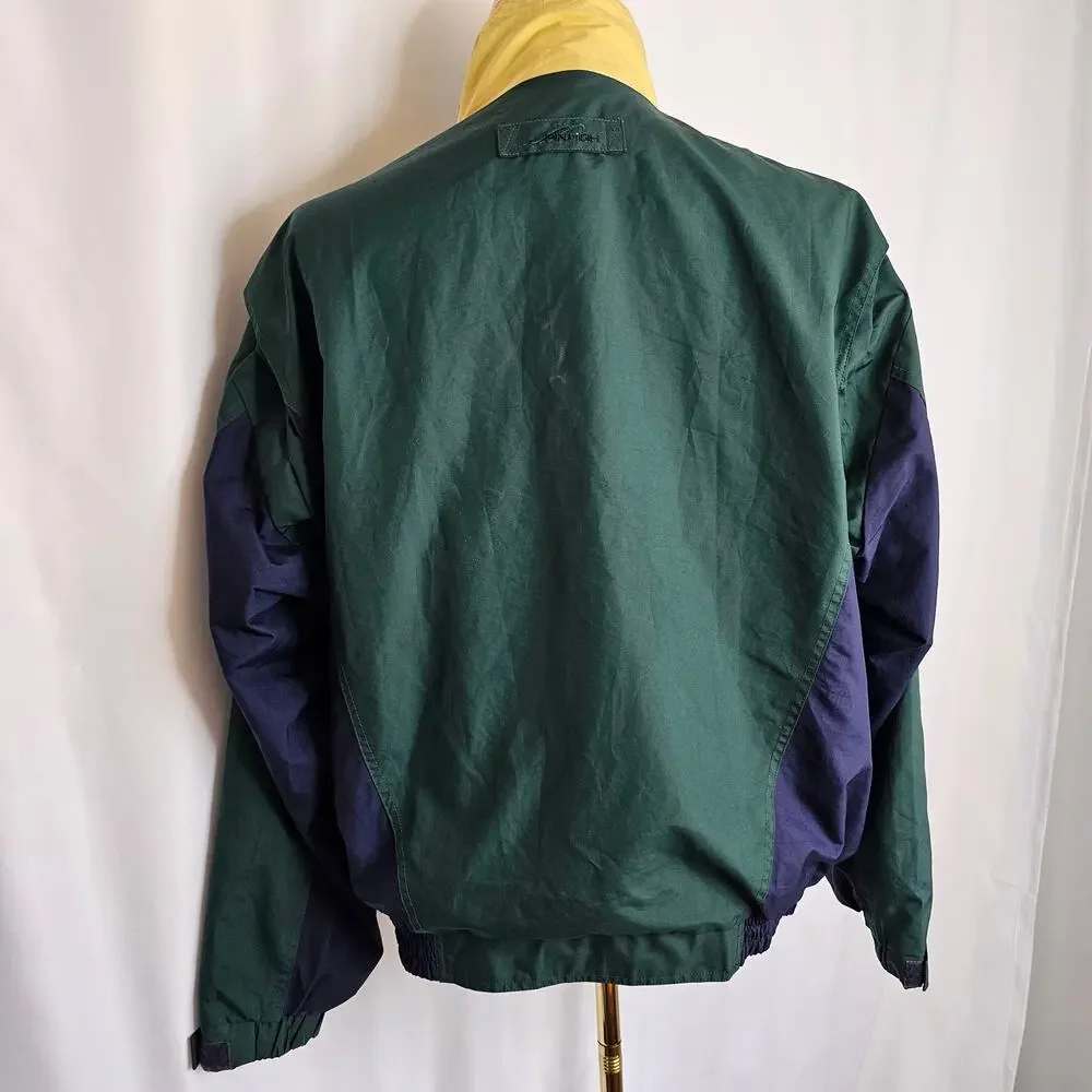 Vintage Pin High Old‎ Money Men's L Golf Windbreaker 90s Mint